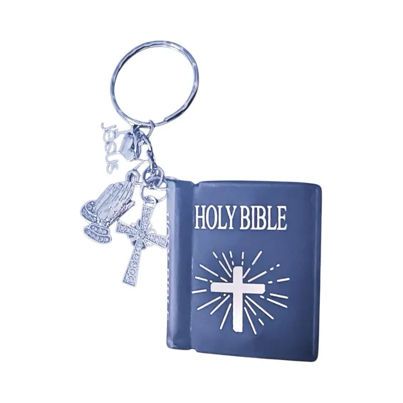 Holy Bible Keychain - King James Version, Compact Practical Stylish Dainty Keychain with Exquisite Craftsmanship, Hardcover Edition for Daily Reading & Study