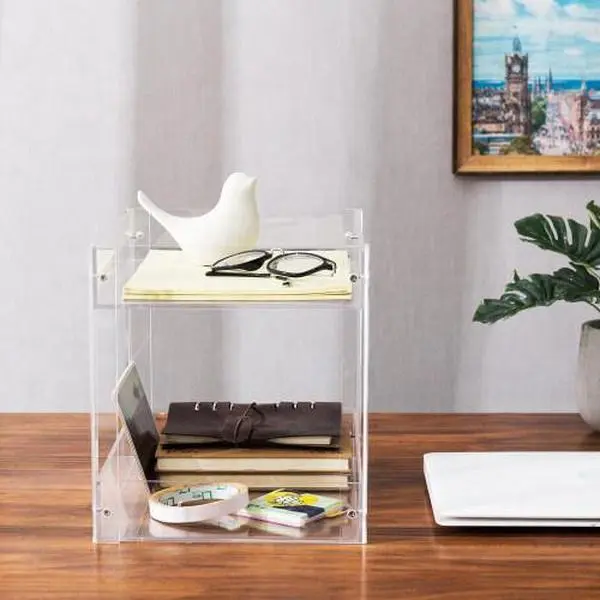 Modern Clear Acrylic Desktop File & Document Tray