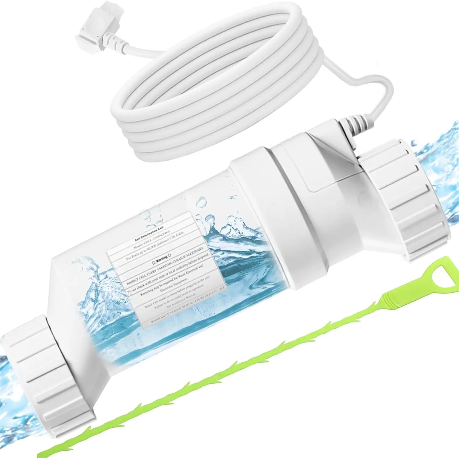 T-15 Salt Cell for Pool, Fit for Hayward Salt Cell T-CELL-15, Turbo Cell Salts T-15 Replacement, 2026 Upgraded Version, 40K Gallon Salt Chlorine Generator