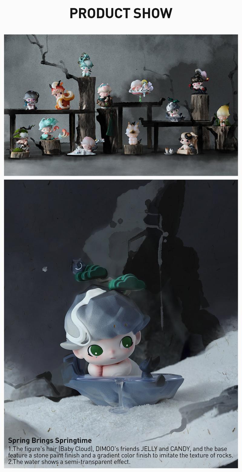 POP MART DIMOO Stories in the Cup Series Figures, Blind Box