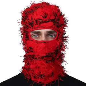 Custom Knitted Balaclava Ski Mask - Shiesty Yeat Style Full Face Mask for Men/Women, Windproof for Skiing, Motorcycling, and Fishing