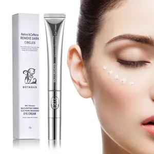 BOTAGUS Electric Eye Cream 20mL – Anti-Puffiness & Dark Circles, Hyaluronic Acid + Caffeine, Reduce Wrinkles & Fine Lines, Firm & Hydrate Under Eye Skin