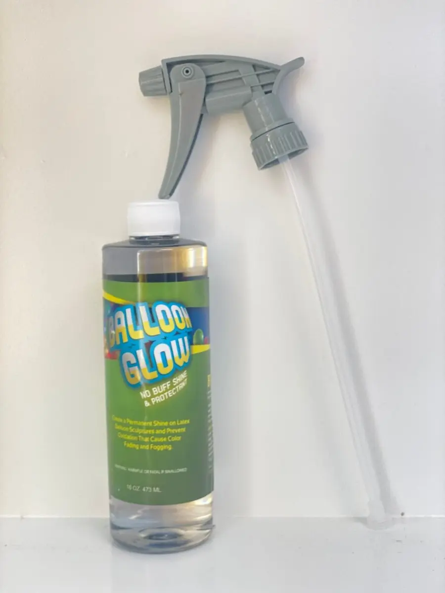 Balloon Glow Spray with Sprayer, 16 oz Festive & Party Supplies Shine Spray for Home Decorations