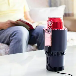2-in-1 Car Heating & Cooling Cup |   12V Smart Travel Mug with Digital Temperature
