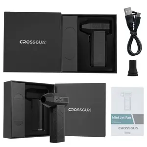 Powerful Blower with High Speed Duct Fan Mini Turbo Jet Fan 130,000 RPM Turbo Violent Fan High-Performance Brushless Motor KKMOON