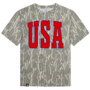 USA 4th of July Camo T-Shirt, Mossy Oak USA T-Shirt