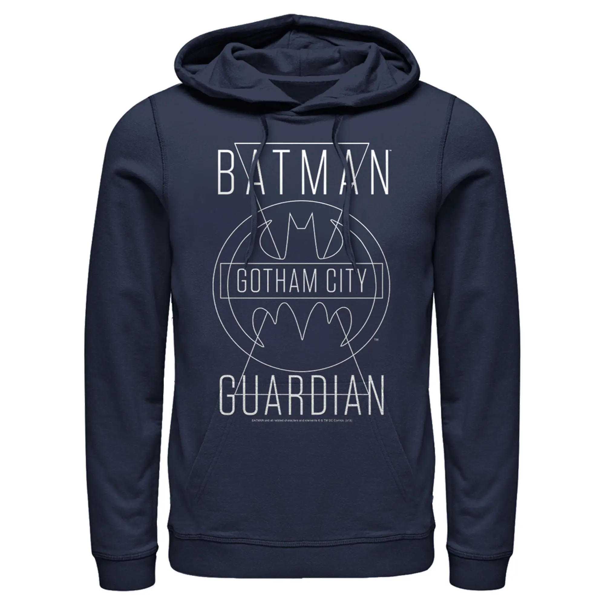 Men's Batman Gotham City Guardian Pull Over Hoodie