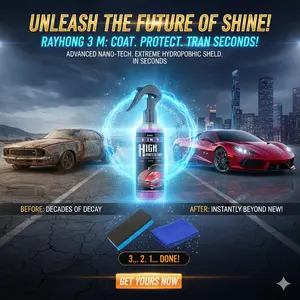 Car Paint Saver! 3-in-1 Coating Spray | Deep Clean, Shine & Polish, Hide Scratches, Protect Your Paint! premium car scratch remover kit Plastic Car Coating Renovation Spray