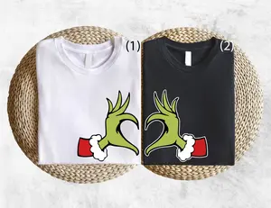 Merry Christmas couples T-Shirt, Matching Christmas Couples Shirt , Christmas Party Tee, Christmas Heart Tee, Christmas Gift Shirt, Xmas Couples Party T-Shirt.