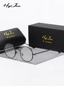 1 Piece Hyjex Unisex Round Full Frame Refined design, matching your vision High Quality Eyewear