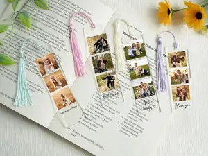 Personalized Bookmark with Picture,Memorial Bookmark,Photo Printed Bookends,Mother's Day Gift,Birthday Gift,Wedding Gift,Gift for Him or Her