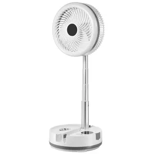 VEVOR 10 inch Foldable Rechargeable Oscillating Fan 3 in 1 Remote 9 Speeds