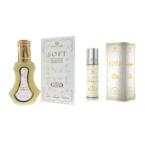 Al Rehab Soft Bundle Eau de Parfum Spray 50 ml + Roll On Perfume Oil 6 ml Sweet Citrus Vanilla Gourmand Perfume