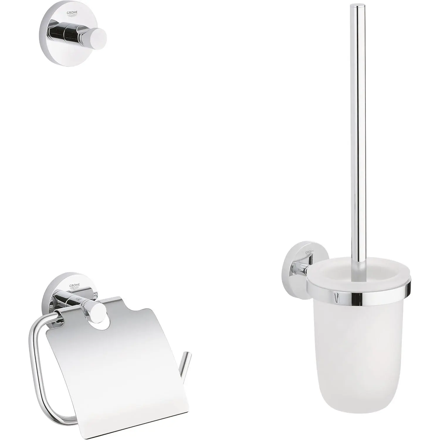 Grohe 40407001 Essentials Guest Bathroom Set, 3-In-1