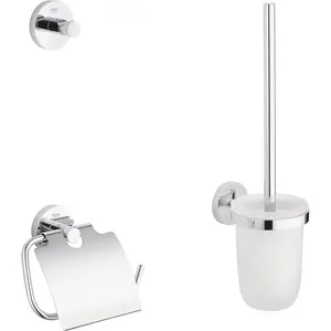 Grohe 40407001 Essentials Guest Bathroom Set, 3-In-1