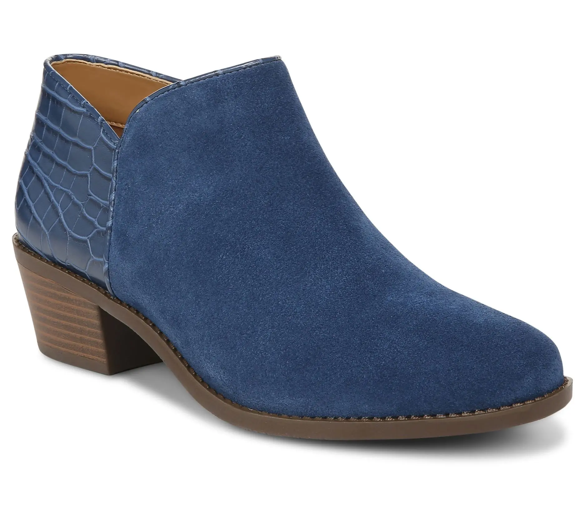 Vionic Water Repellent Suede Ankle Boots - Marissa