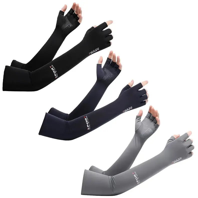 3pairs Summer Arm Sleeve, 3 Pair Sun Protection Breathable Ice Silk Arm Sleeve, Sports Arm Sleeve For Cycling, Running, Climbing, Cruel Summer