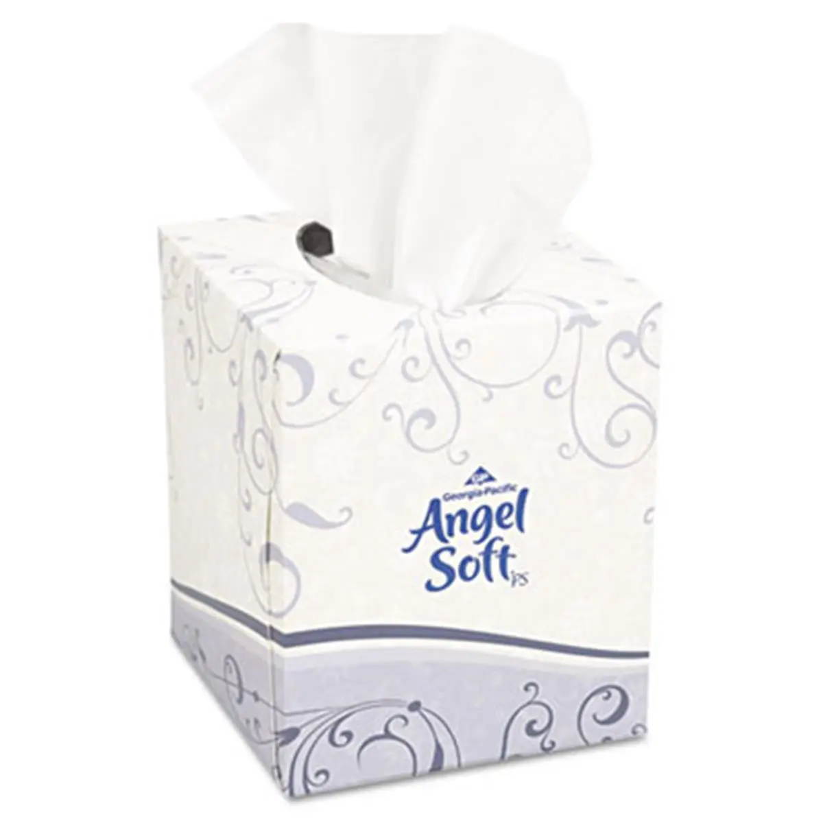 212 MAIN 2-Ply Soft Tissue - Georgia Pacific 46580BX Angel Soft Premium Facial Tissue, Upscale Cube Box, 96 White Sheets per Box, Ideal for Business Customers