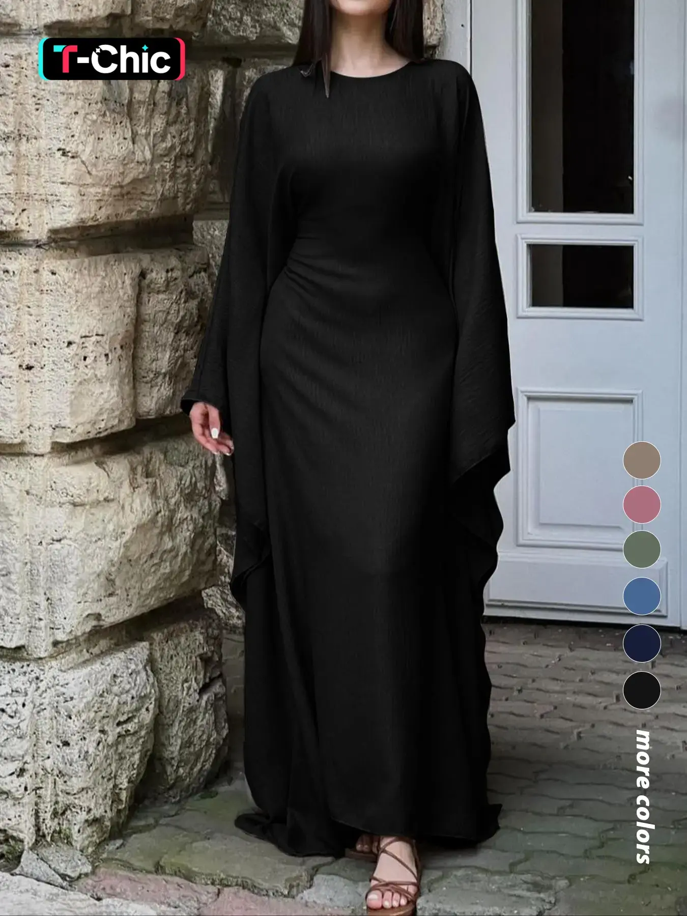 loose fitting long formal dresses LaDivine J876 Prom Long Formal Fitted Overskirt Dress