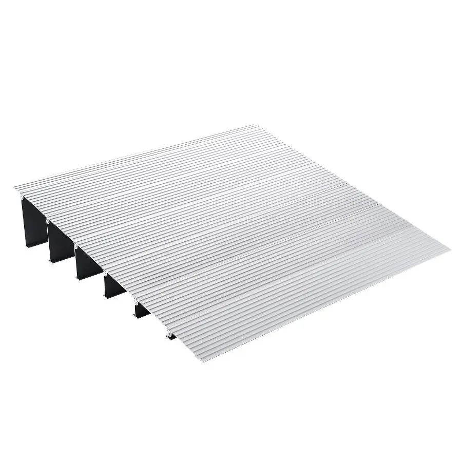 VEVOR Door Threshold Ramp, 3 inch Rise, Aluminum Alloy Threshold Ramp ...