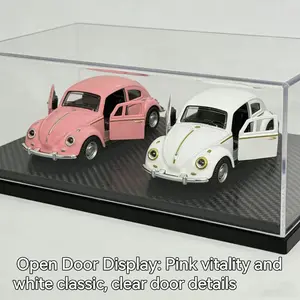 New Beetle Vintage Car Model, Detailed Design Ornament, Full Color Options, Realistic Alloy Toy Car, Recoil Kids Play Vehicle, Openable Doors