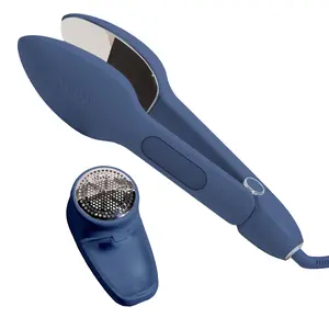 Nori Clothing Care Bundle - Nori Press Travel Steam Iron & Nori Trim Fabric Shaver Bundle - Handheld Steam Iron, No Ironing Board Required - High-Performance Rechargeable Lint & Pill Remover