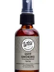 Wild Essentials Quit Smoking Aromatherapy Room and Body Spray with All Natural Essential Oils for Smoking Cessation Made in USA - Wellness, Herbal, Holistic