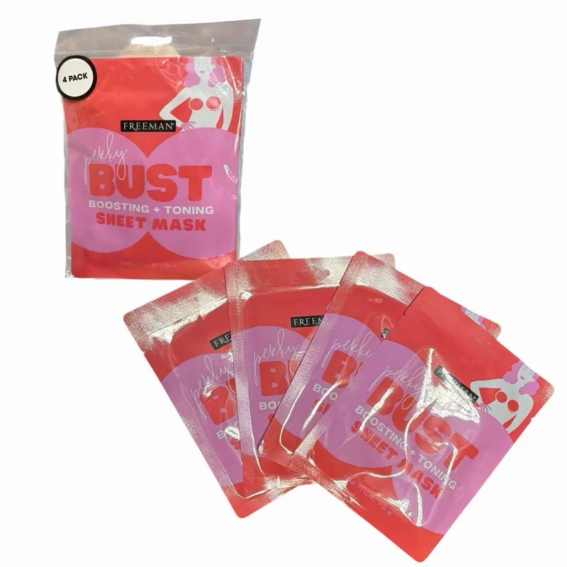 4-pc Perky Bust Boosting +Toning Sheet Mask, hydration care, body care Skin Repair
