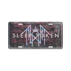 SLEEP TOKEN Metal Number Plate, License Plate