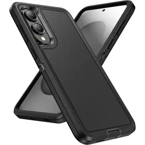 Entronix Case Compatible with Galaxy S25 Edge - Triple-Layer Heavy Duty Protection