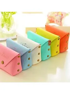 Cute Candy Color Key Case Macaron Coin Purse