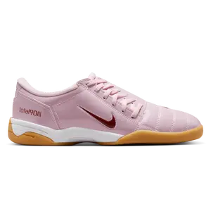 Nike Total 90 3 Pink Foam Women's Football Sneaker IH4964-663 T90 Soccer Indoor Futsal Comfortable Everyday Wear Unisex Athletic Shoe Metallic Gold