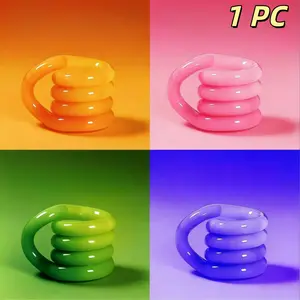 Twist Me Tranquil Series Fidget Toy, Silent Multi-Function Stress Relief Toy for Kids & Adults, Fun Desk Toy, Fidget Slider