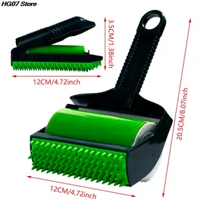 Stick It Roller, Pet Hair Remover Roller Reusable Stick It Roller Sticky Washable Lint Rollers for Clothes Furnitures Carseats Does not apply