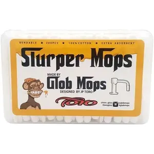 Glob Mops Slurper Mops - White Cotton - Floor - Pack of 200