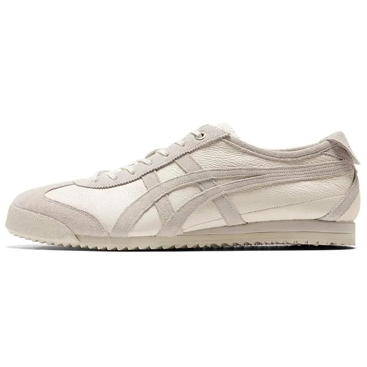 Onitsuka Tiger ASICS Mexico 66 Sd Cream Birch Retro Durable Low Top Commuter Running Shoes Unisex 1183C015-101