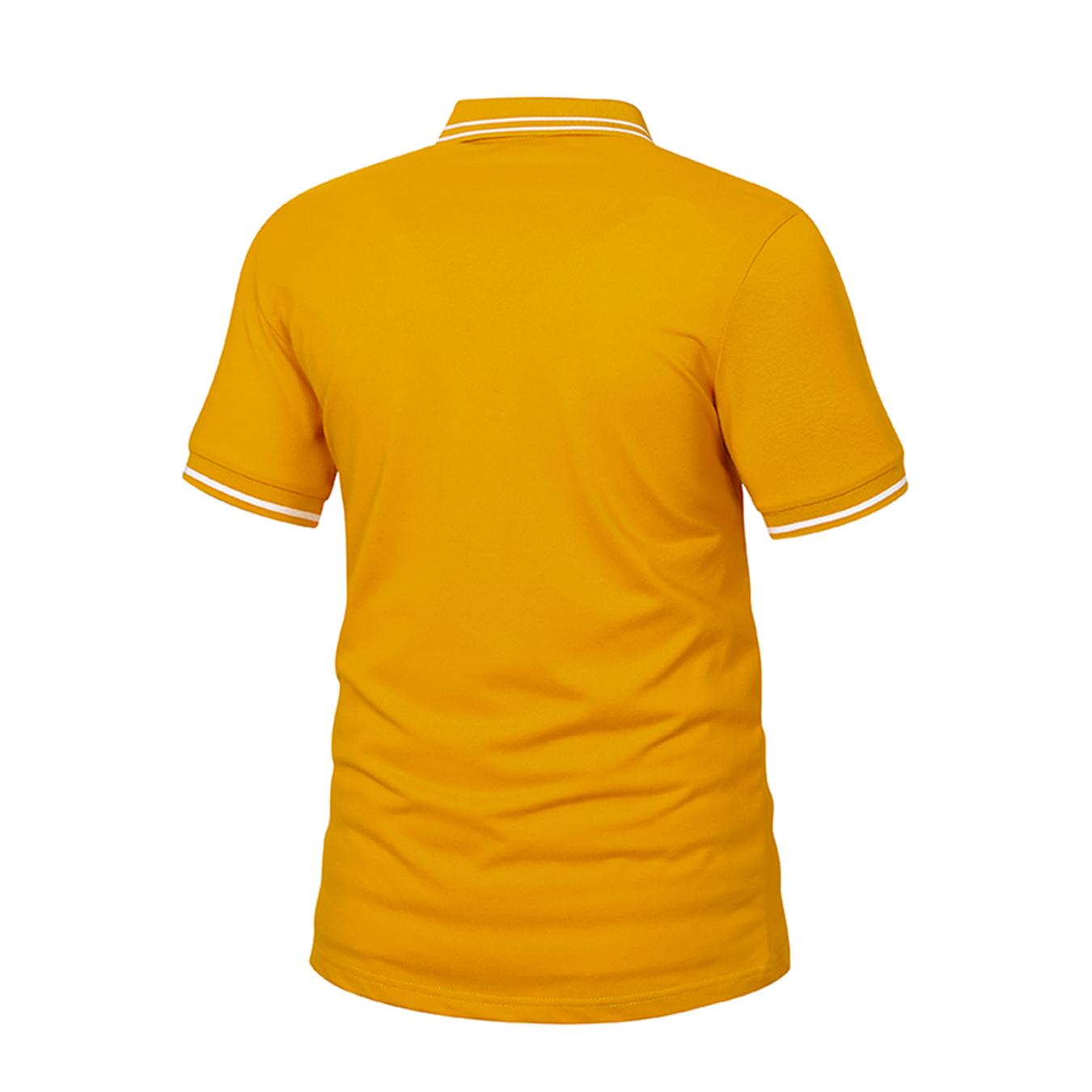 Men’s slim-fit short-sleeve polo shirt, classic pique polo with a pointed collar, breathable casual collared top for golf, business, and everyday wear