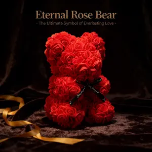 Artificial Flower Gift Box with Realistic Roses Peonies and Eucalyptus – Elegant Pink & White Silk Floral Arrangement in Decorative Keepsake Box for Birthday, Wedding, Anniversary, Mother's Day or Home Décor