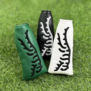 Abstract Tiger Pattern Golf Club Head Cover, 1 Count Golf Putting Cover, Golf Fashionable Club Cover, Suitable for Male and Female Outdoor Enthusiasts, Golf Accessories
