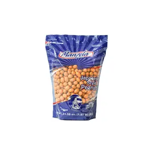 Manzela Cacahuate Japones Grande Zip-Top-Bag Japanese Style Peanuts in Large Reasealable Bag 31.58 oz