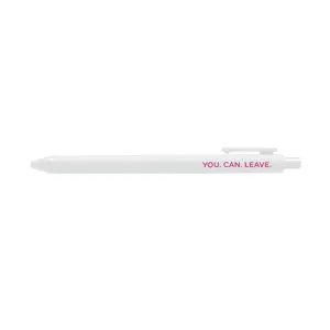 You can leave pen
