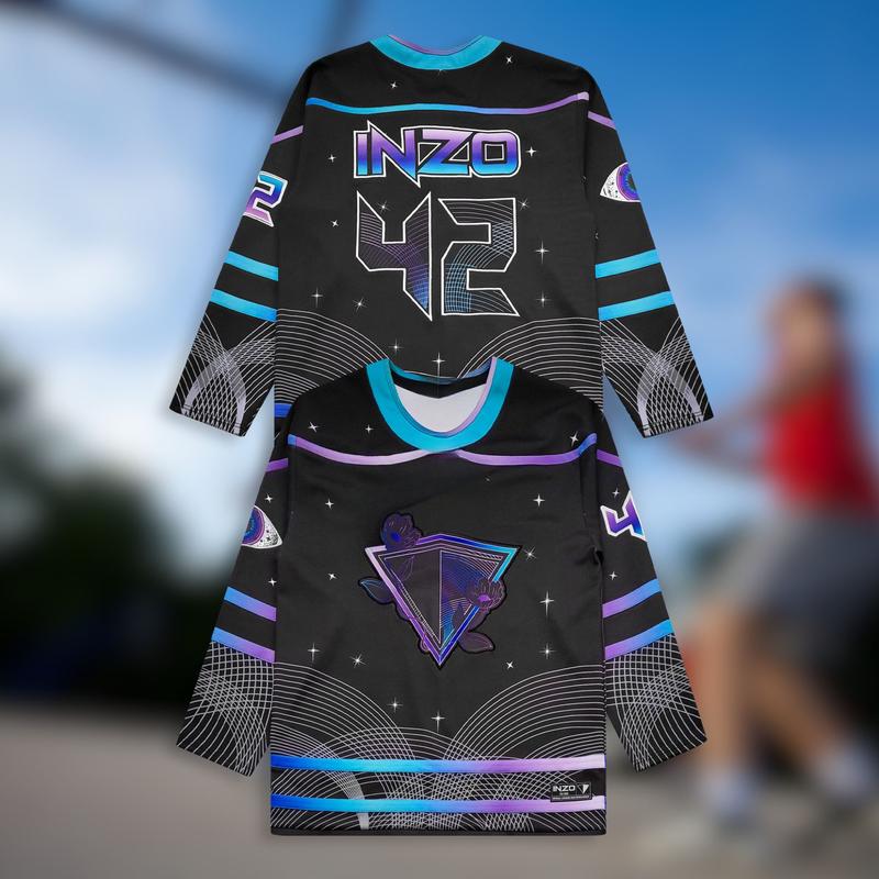 Cozmic Wave Hockey Jersey, EDM Hockey Jersey Rave, Gifts EDM Tshirt, Rave Wear, Rave Clothes