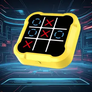 Electronic Tic-Tac-Toe Game with 4 Modes, Portable LED Board for Indoor Outdoor Play, Ideal Gift for Christmas, Birthday & Festivals, Strategy Board Games