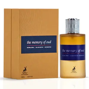 The Memory of Oud Eau de Parfum Spray 60ml (2.02 oz) by Maison Alhambra | Dark Oud, Golden Amber & Soft Vanilla