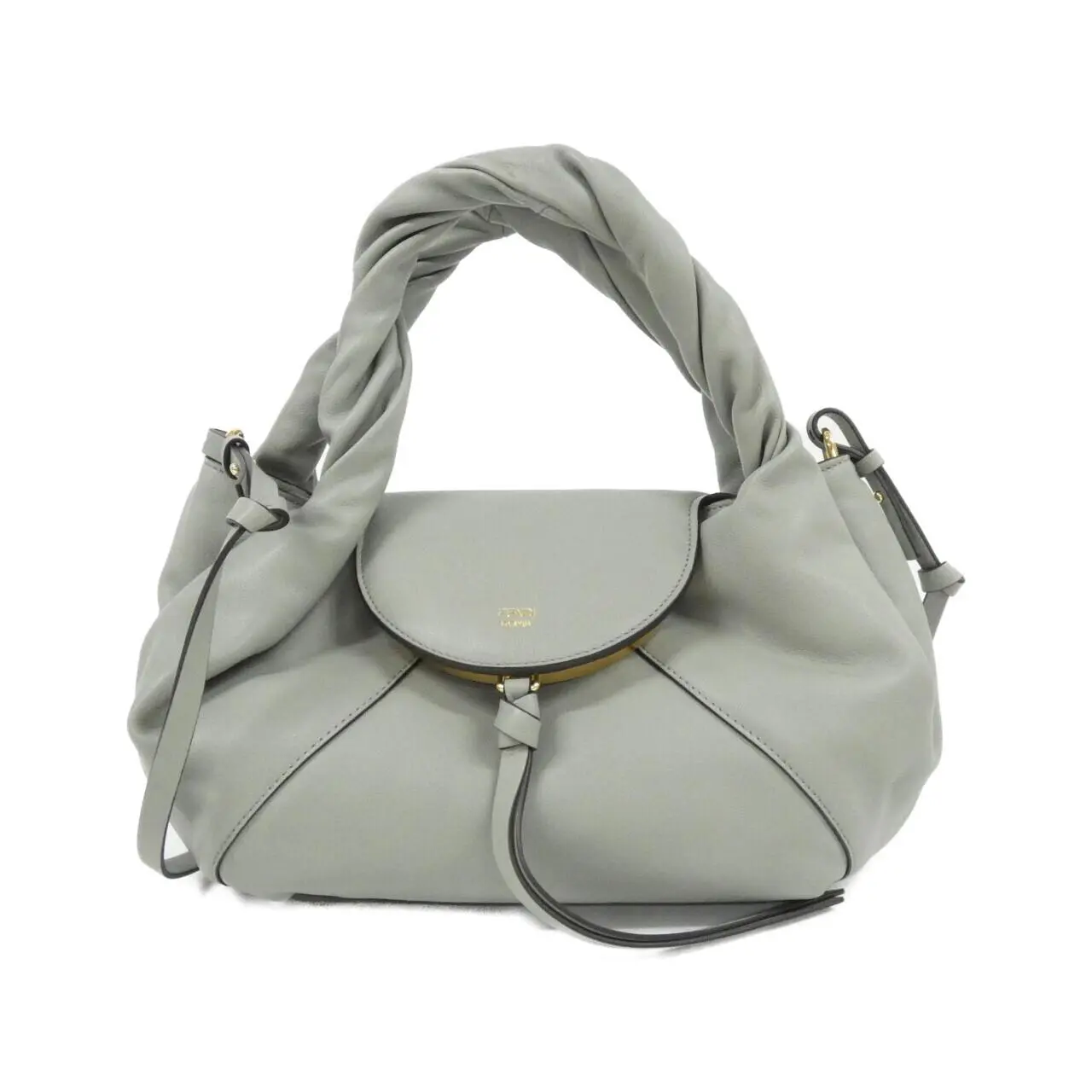 Pre-owned FENDI Calfskin Shoulder Bags Spy Small Calf Shoulder Bag