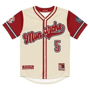 Print 3D Jackie Robinson Recycled Baseball Jersey – Vintage Kansas City Monarchs Throwback Shirt for Negro Leagues Fans Baseball Jersey Streetwear