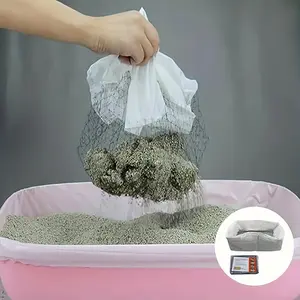 Reusable Cat Litter Box Liner, Litter Tray Liner, 10pcs/set Hands Free Cat Feces Filter Net, Pet Hygienic Litter Box Liners, Excrement Liners, Pet Supplies