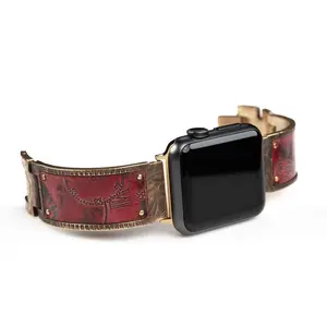 Tristan Apple Watch Band in Copper - Wide