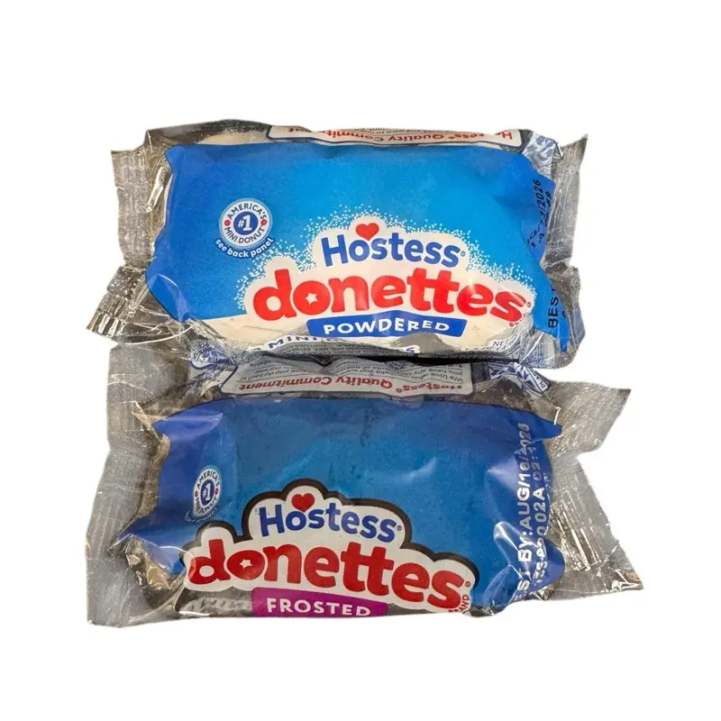 Hostess Donuts Variety Pack (2 Count) - Powdered and Frosted Donetts
