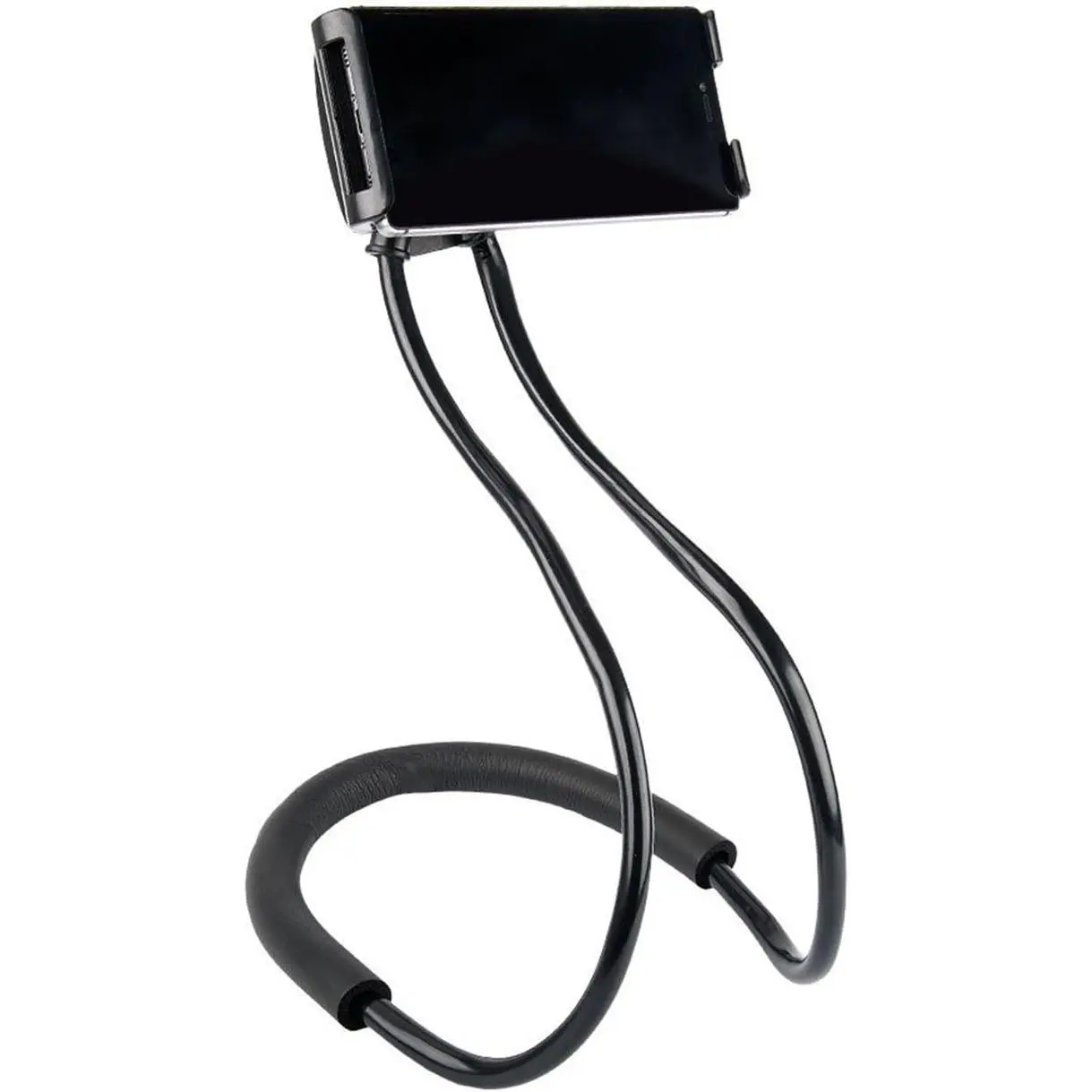 Black Multi-Use Mobile Phone Lazy Bracket Holder - Sports & Outdoor Phone Accessories, Car Accessories for Desk, Bed, Bike Mounting Needs, Smartphone, Cellphone